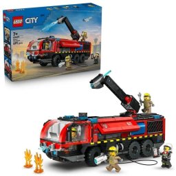 Camión de Bomberos LEGO City 60499 con 4 minifiguras y brazo extintor 360°