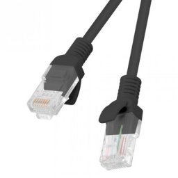 Lanberg Cable de Red RJ45 UTP Cat.5e 25cm Negro