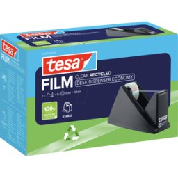 TESA 59327 - Dispensador de mesa Easy Cut® Economy, hasta 33 m x 19 mm, negro