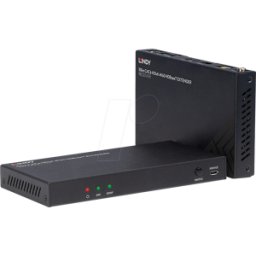 LINDY 38340 - Extensor HDBaseT, HDMI 4K 60 Hz, audio, IR, RS-232, Cat.6, 100 m