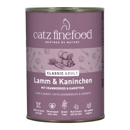 catz finefood 24 x 400 g - Pack ahorro - Cordero y conejo
