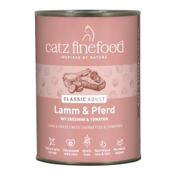 catz finefood 24 x 400 g - Pack ahorro - Cordero y caballo