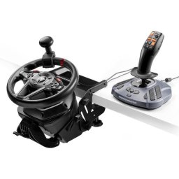 Pack simulación agrícola Thrustmaster T128 SimTask con volante, pedales y FarmStick