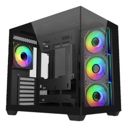 Caja Cooler Master Elite 681 Negro ATX Vidrio Templado RGB Gaming