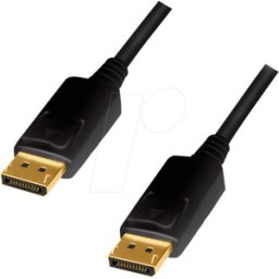 LOGILINK CD0101 - Cable DisplayPort 1.2, 4K 60 Hz, CCS, 2,0 m