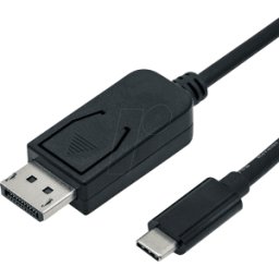 ROLINE 11045846 - Cable, USB-C > DP, 4K 60Hz, negro, St./St 2 m..