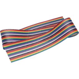 BKL AWG 28-40F 10M - Cable plano AWG28, 40 polos, color, anillo de 10 m