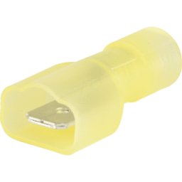 VOGT AG VT IFS-G-6,35 - Conector plano completamente aislado, ancho: 6,35mm, amarillo