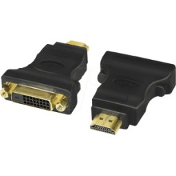 LOGILINK AH0002 - Adaptador HDMI, conector HDMI a conector DVI-D.