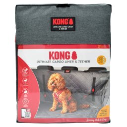 KONG Ultimate Manta protectora con cinturón de seguridad para el coche - 33 x 32,5 x 10,5 cm (L x An x Al)