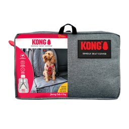 Cubreasientos KONG individual, gris para el coche - 27,5 x 20 x 6,5 cm (L x An x Al)