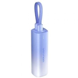 Power Bank Vention FHWL0 5000mAh 20W Wireless USB-C Lightning Azul