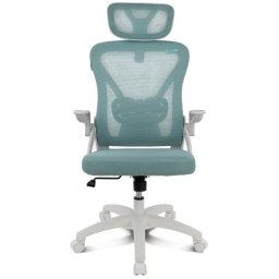 Silla gaming Drift DRAIR35 Turquesa respaldo de malla reposabrazos ajustables 120 kg