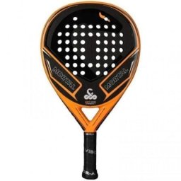 Pala Pádel VIBOR-A Mortal Carbon 3.0 Carbono 3K Núcleo Suave Naranja Negra Talla 351
