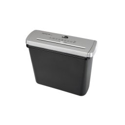 Trituradora de papel GENIE 106 S corte en tiras 6 mm negra/plata 7 L