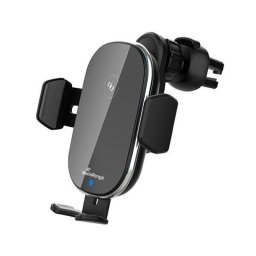 Cargador inalámbrico coche Mediarange MRMA117 15W soporte auto USB-C LED