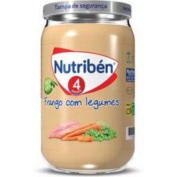 Nutribén Tarro 4 Verduras Con Pollo 4 Meses 235g