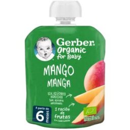 Nestlé PAQUETE GERBER BIO FUNDA 90G 6M+,