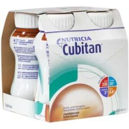 Nutricia Cubitan Solución Chocolate Botella 200ml x4