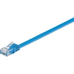 GOOBAY 96295 - Cable plano Cat.6a azul 0,50 m