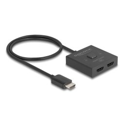Conmutador HDMI DeLock 18901 Bidireccional 8K 3 Puertos HDR 144 Hz