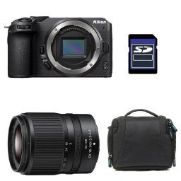 Cámara Mirrorless Nikon Z30 20.9MP 4K 18-140mm f/3.5-6.3 VR 4K UHD WiFi + Bolsa + SD 8GB