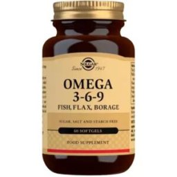 Solgar Omega 3-6-9 Pescado, Lino, Borraja x60 Cápsulas