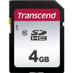 TRANSCEND TS4GSDC300S - Tarjeta de memoria SDHC, 4 GB, clase 10, 300S