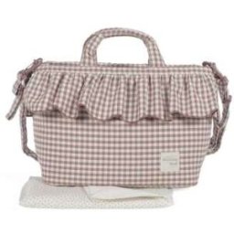 Bolso Organizador Cuadro Vichy Moka col. Praliné 1120800664 Walking