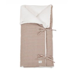 Saco Arrullo Cuadro Vichy Moka col. Praliné 1120800692 Walking Mum