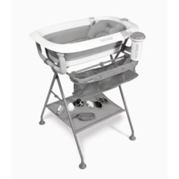 Bañera plegable Twistshake con soporte de baño
