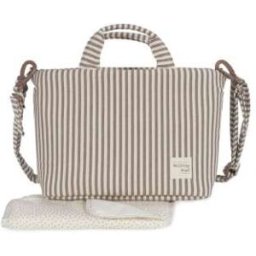 Bolso Organizador Rayas Moka col. Praliné 1120800666 Walking Mum