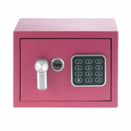 Caja fuerte Yale YSV/170/DB2/P rosa 3,8L electrónica acero portátil
