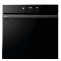 Horno eléctrico Hisense BSA66346PBGUKWIFI 77L Pirolítico Air Fry WIFI Puerta Fría Negro