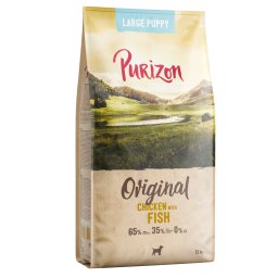 Purizon Large Puppy con pollo y pescado, sin cereales - Pack % - 2 x 12 kg - NUEVO