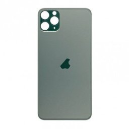 Tapa Trasera Iphone 11 Pro Cristal Solo Plata (fácil Instalación)(ce) Repuesto