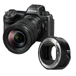 Cámara Mirrorless Nikon Z6 III 24.5MP Sensor Full-Frame 24-120mm f/4 S 6K UHD + Adaptador FTZ II