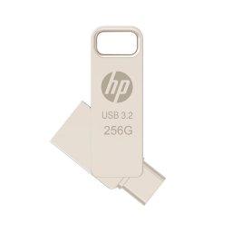 Unidad flash USB PNY HP x206C 256 GB USB-A y USB-C 120 MB/s plata