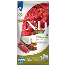 Farmina N&D Skin & Coat Medium/Maxi pato, coco y cúrcuma - Pack % - 2 x 7 kg