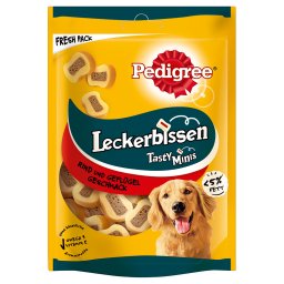 Pedigree Tasty Bites snacks para perros - 155 g Vacuno y ave