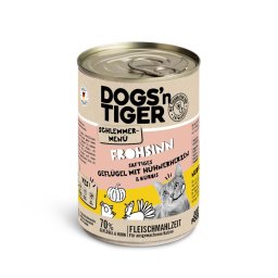 Dogs'n Tiger menú gourmet 12 x 400 g - Aves con pollo