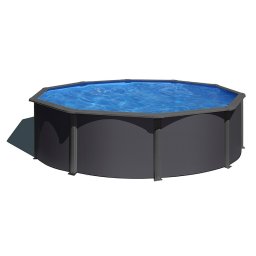 Piscina Gre Anthracite redonda altura 120 cm - Ø 460