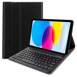 Funda COOL para iPad (2022/2024) 10.9 (10 Gen)/iPad 2025/iPad 2026 Teclado Bluetooth Polipiel Negro