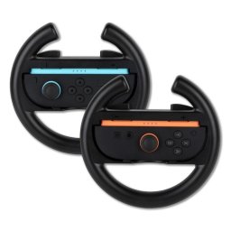 Volante de carreras Konix 61889000118 para Nintendo Switch 2 negro pack 2 piezas