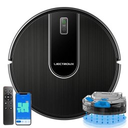 Robot Aspirador y Fregasuelos Liectroux N7s-u Mapeo Inteligente 6.000 Pa Control por Voz