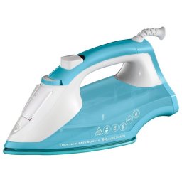 Plancha Russell Hobbs 26482-56 suela cerámica 2400W vapor 115g/min azul blanco