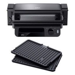 Parrilla eléctrica Braun MultiGrill 5 placas extraíbles 2000 W antiadherente