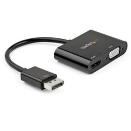 Startech Adaptador DisplayPort a HDMI/VGA Negro