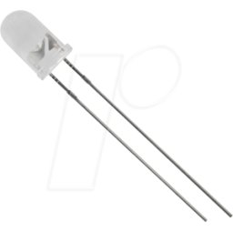 HUIYUAN OPTO-ELECTRONIC 5034B2C-BSD-C - LED 5 mm, con cable, azul, 9000 mcd, 15°