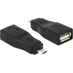 DELOCK 65549 - Conector USB Micro B a conector hembra OTG